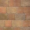 Bradstone Woburn Rumbled Concrete Block Paving Autumn 134mm x 134mm x 50mm - Pack of 504