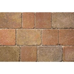 Bradstone Woburn Rumbled Concrete Block Paving Autumn 100mm x 134mm x 50mm