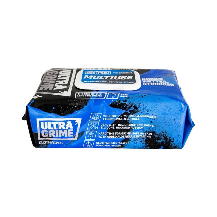 Uniwipe Ultragrime Huge Industrial Wipes Pack of 100