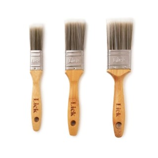 LickTools Flat Brush 3 Pack (1"
