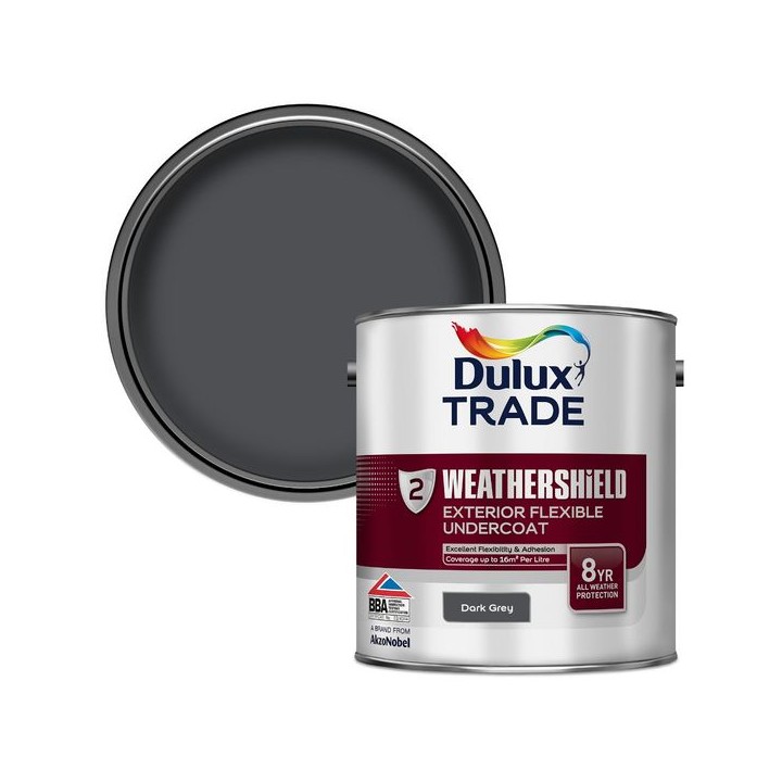 Dulux Paint Weathershield External Undercoat Dark Grey 2.5L