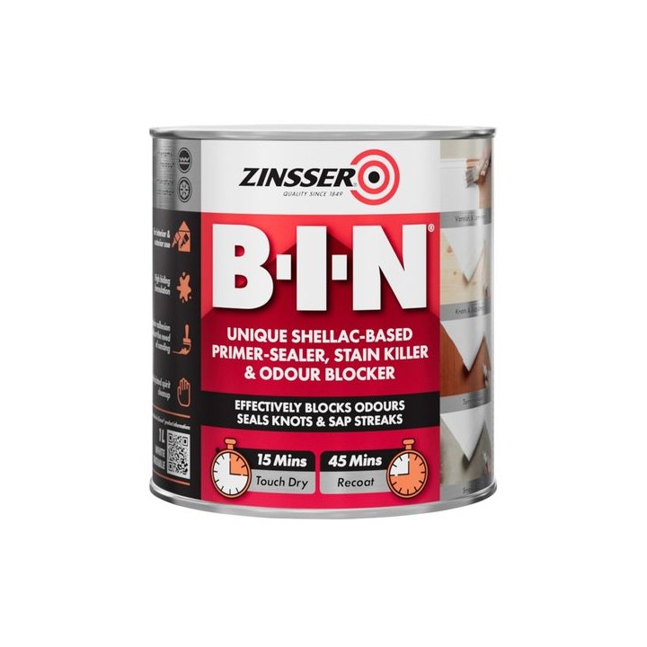 Zinsser B-I-N Primer Sealer Stain Killer 1L Base