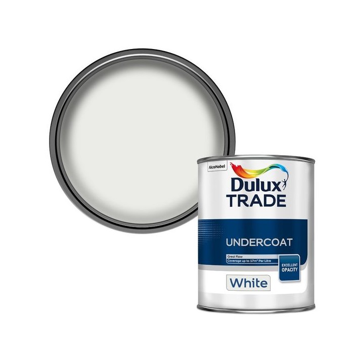 Dulux Trade Undercoat Paint 1L White