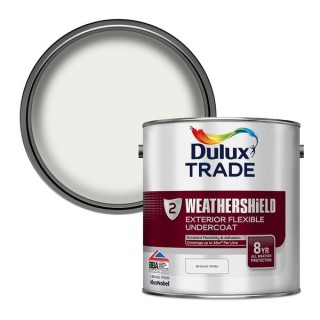 Dulux Trade Weathershield External Undercoat 2.5L Paint Brilliant White