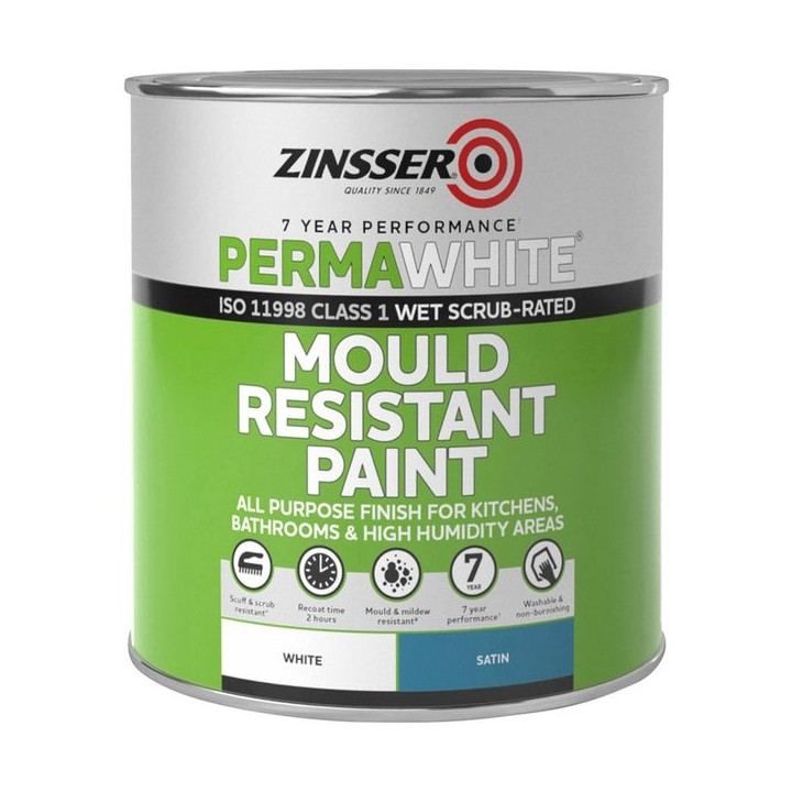 Zinsser Perma-white Self Priming Paint Satin 2.5L