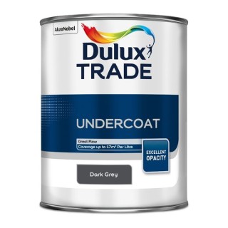 Dulux Trade Undercoat Paint Dark 1L Grey