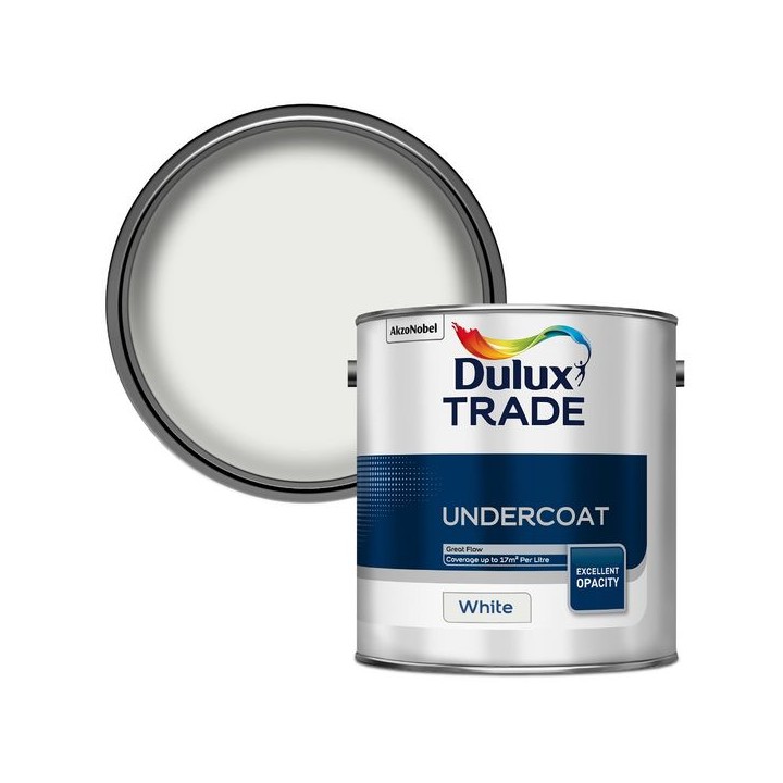Dulux Trade Undercoat Paint 2.5L White