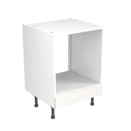 Flatpack Built Under Oven Housing Unit Value Slab Standard Matt White 600mm - FKKM1005