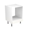 Flatpack Built Under Oven Housing Unit Value Slab Standard Matt White 600mm - FKKM1005