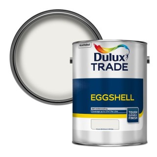 Dulux Trade Eggshell 5L Pure Brilliant White