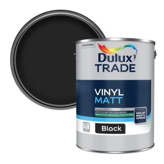 Dulux Trade Vinyl Matt Emulsion 5L Black