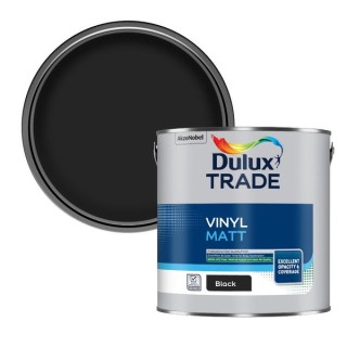 Dulux Trade Vinyl Matt Emulsion 2.5L Black