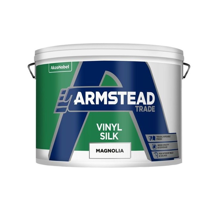 Armstead Trade Vinyl Silk Paint Magnolia 5L