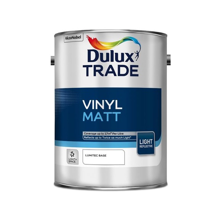 Dulux Trade Vinyl Matt Light & Space Lumitec Base 5L