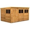 12 x 8 Power Overlap Pent Shed