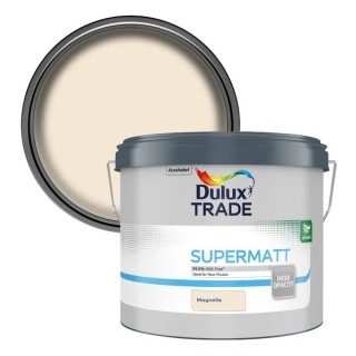 Dulux Trade Supermatt Emulsion Paint 10L Magnolia