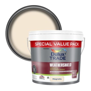 Dulux Trade Weathershield Smooth Masonry 7.5L Magnolia