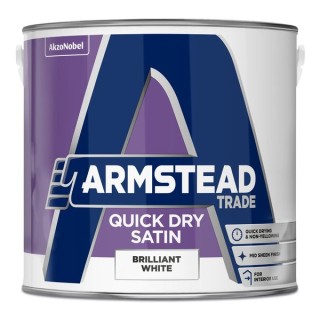 Armstead Trade Quick Dry Satin 2.5L Brilliant White