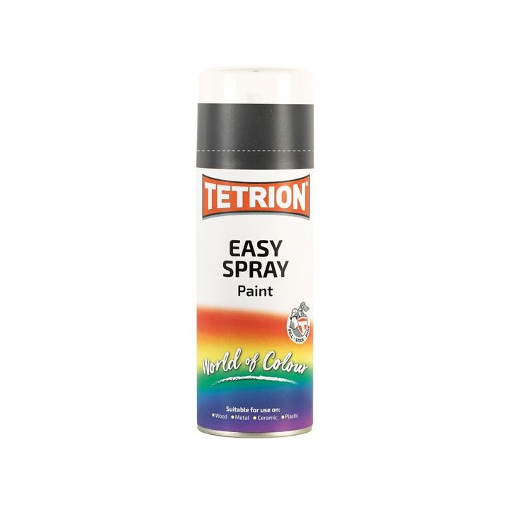 Tetrion Tetrosyl Easy Spray Paint Gloss Black 400ml
