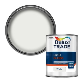 Dulux Trade High Gloss Paint 1L White