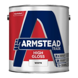 Armstead Trade High Gloss Paint White 5L