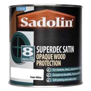 Sadolin Superdec Super White 1L
