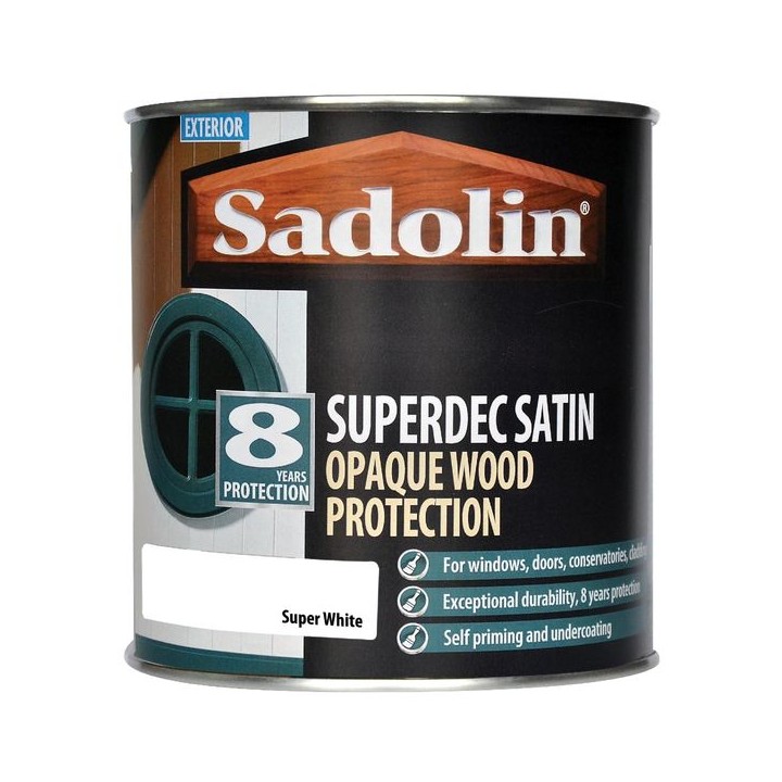Sadolin Superdec Super White 1L