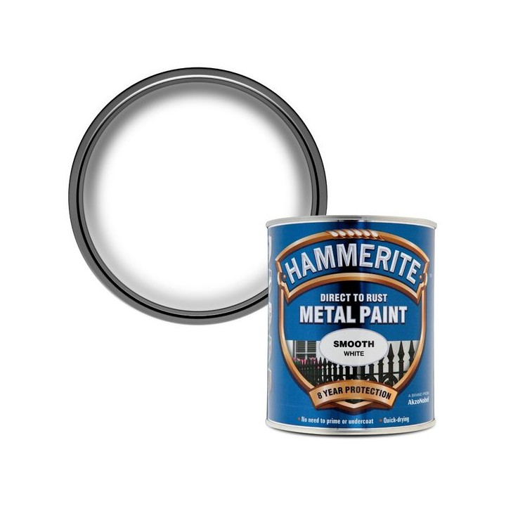 Hammerite Metal Paint Smooth 750ml White