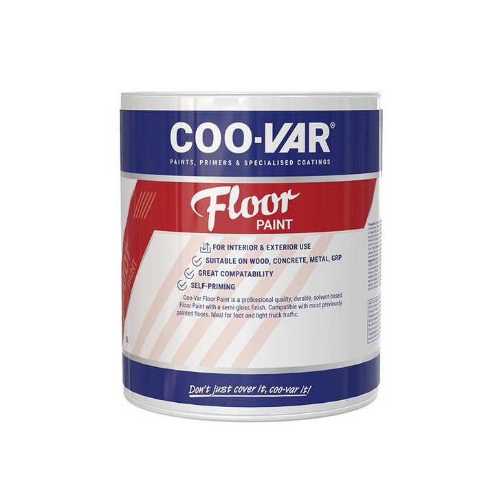 COO-VAR Floor Paint 5L Flint Grey