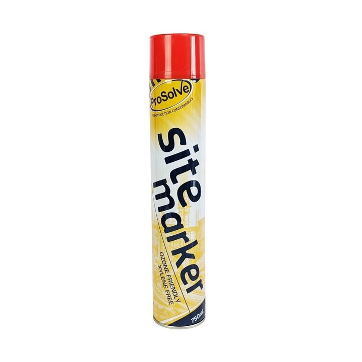 ProSolve Site Marker Aerosol 750ml - Red