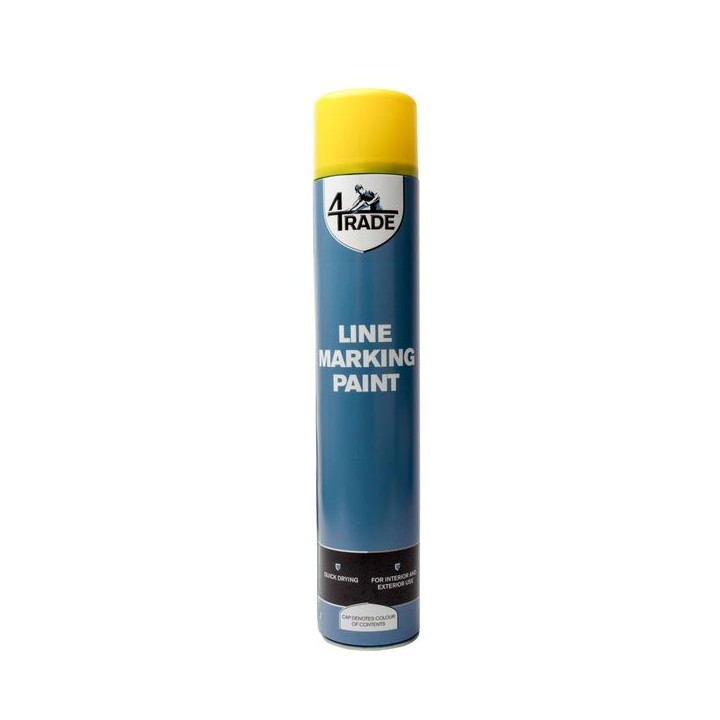 4Trade Line Marking Paint Yellow 750ml