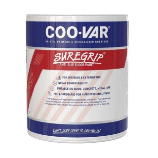 COO-VAR Suregrip Anti-Slip Floor Paint 5L Red