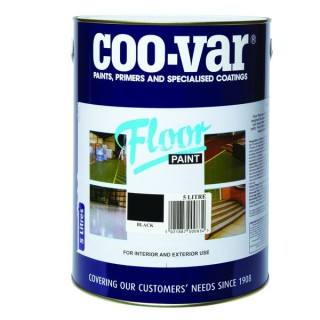 COO-VAR Floor Paint Black 5L