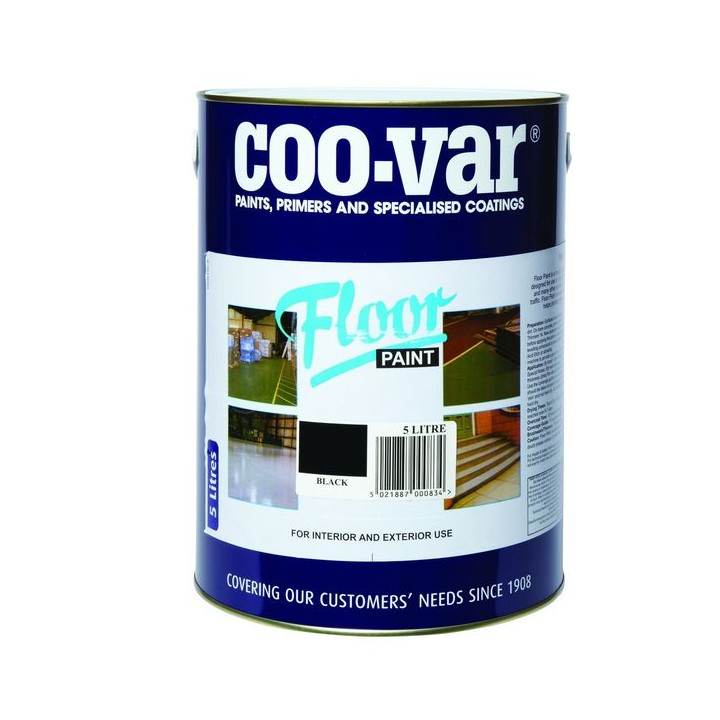 COO-VAR Floor Paint Black 5L