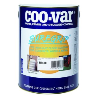 COO-VAR Suregrip Anti-slip Floor Paint Black 5L
