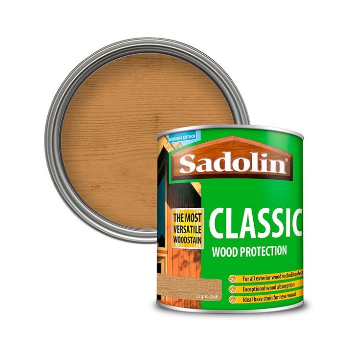 Sadolin Classic Wood Protection 1L Light Oak