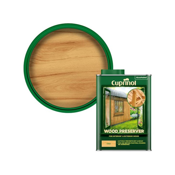 Cuprinol Wood Preserver 1L Clear