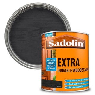 Sadolin Extra Durable Woodstain 1L Ebony