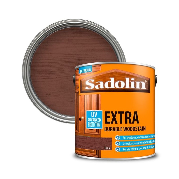 Sadolin Extra Durable Woodstain 2.5L Teak