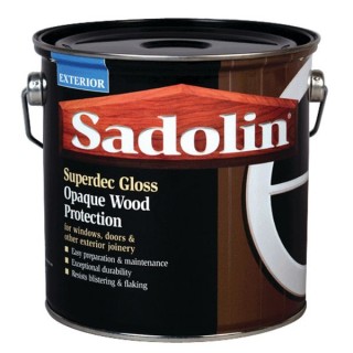 Sadolin Superdec Satin Opaque Wood Protection Black 2.5L