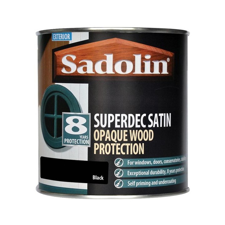 Sadolin Superdec Black 1L
