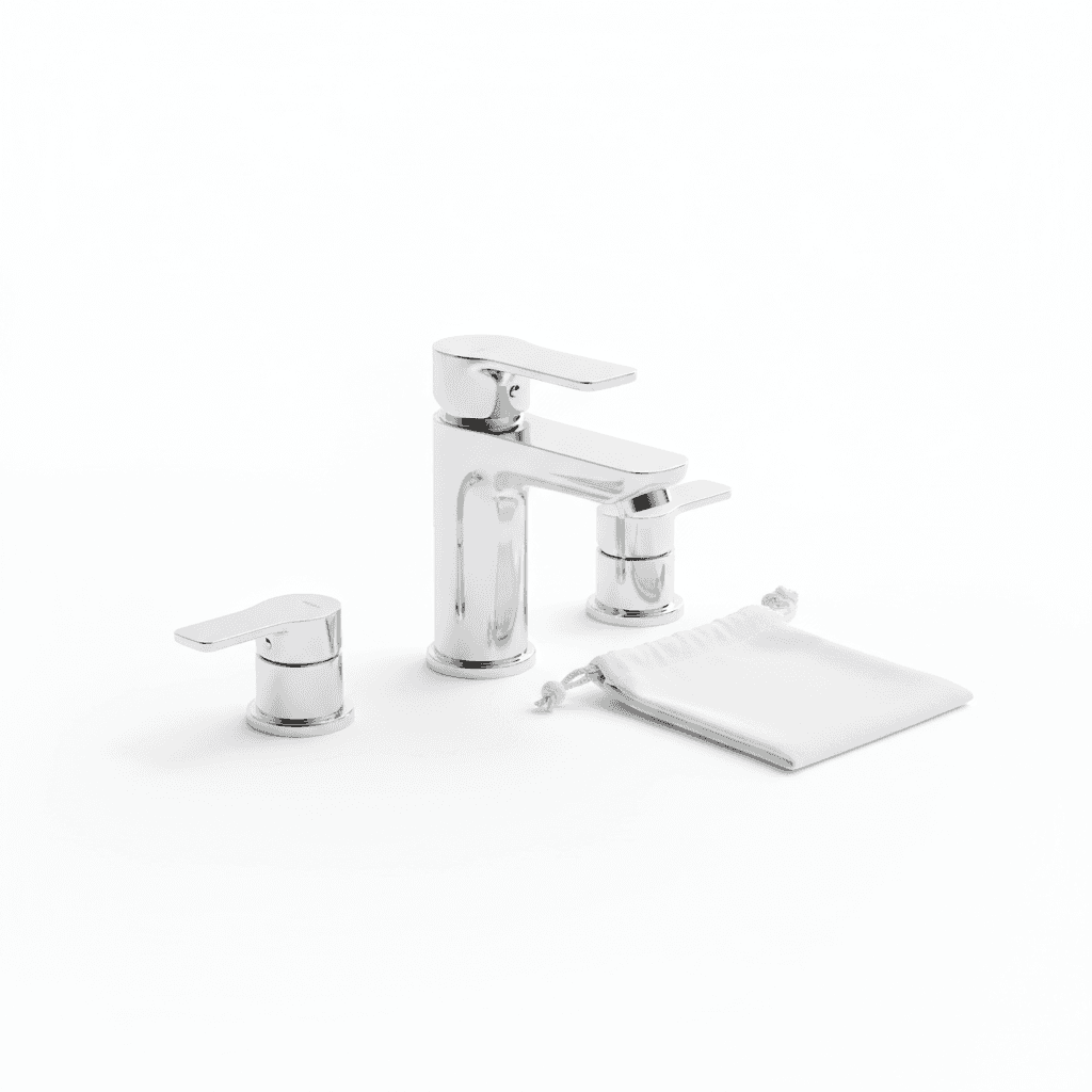 Swirl Elevate Bathroom Basin Taps Pair