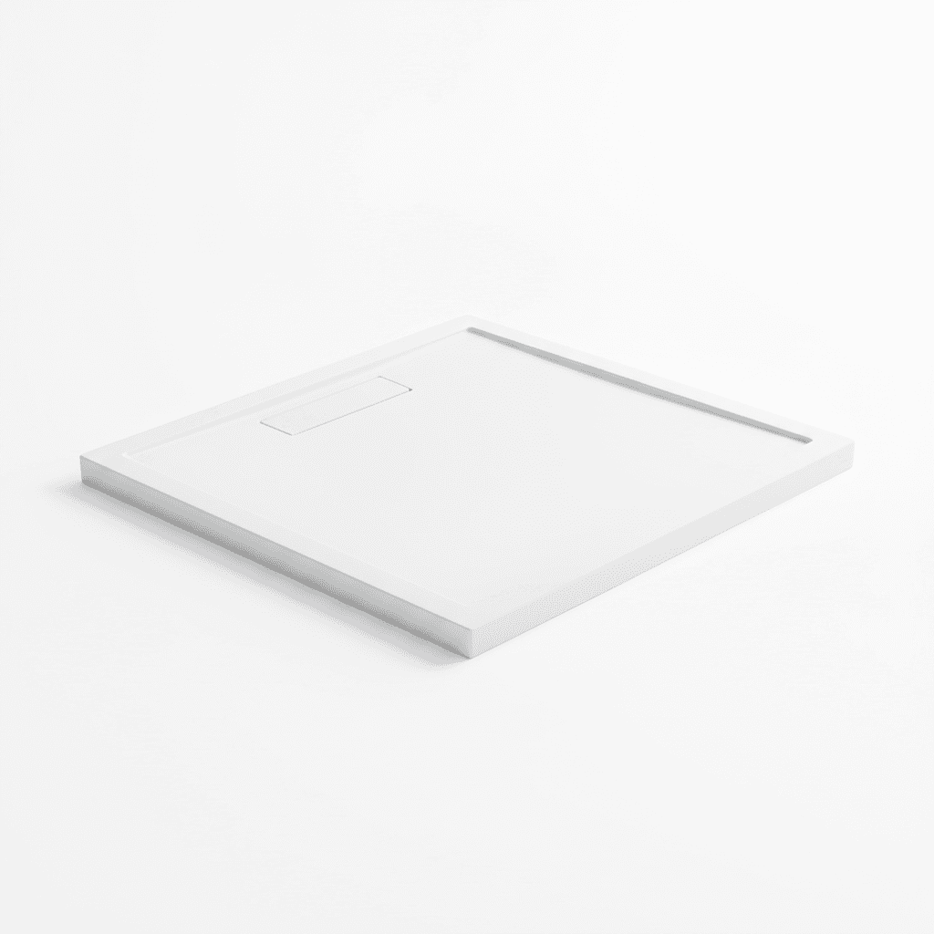 Low Profile Stone Resin White Shower Tray 800 X 800mm