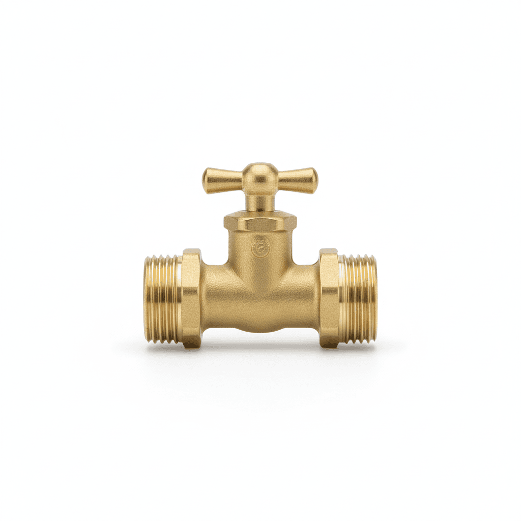 Pegler Stopcock 22mm Brass Compression