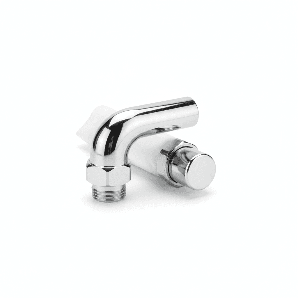 Drayton Angled TRV & Lockshield Set (Chrome)