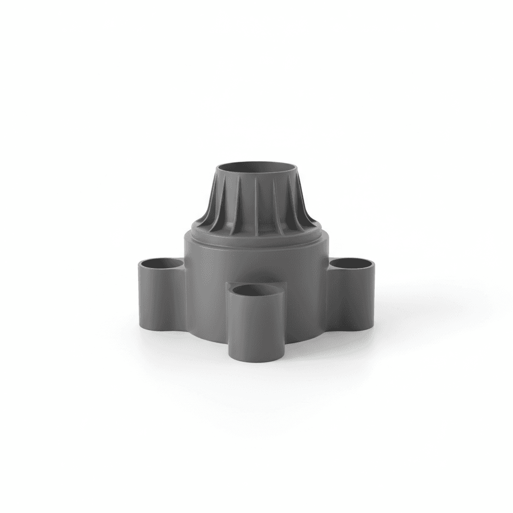 FloPlast Push Fit 5 Inlet Adjustable Chamber Base 450mm