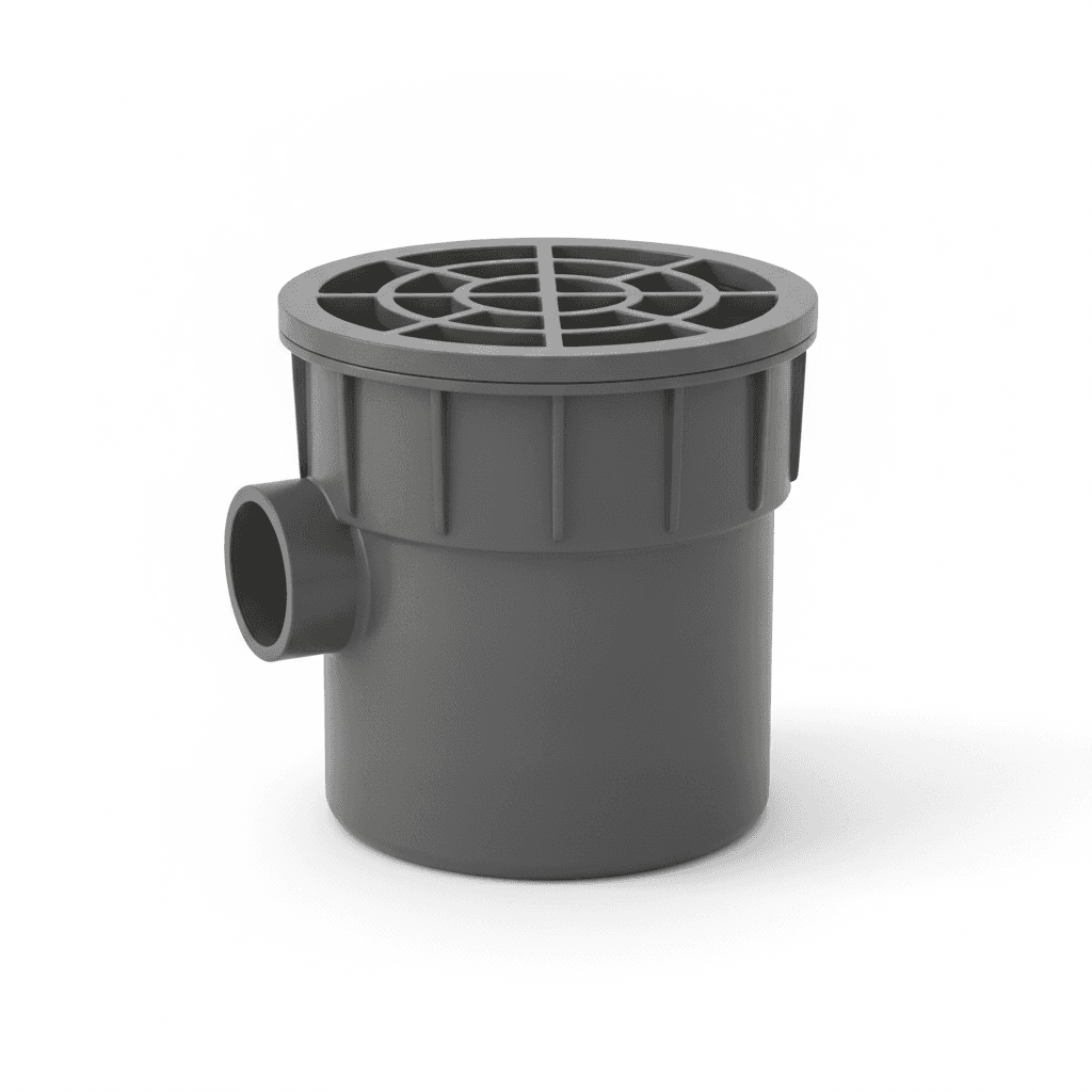 FloPlast Push Fit Single Socket Round Grid Bottle Gully 1...