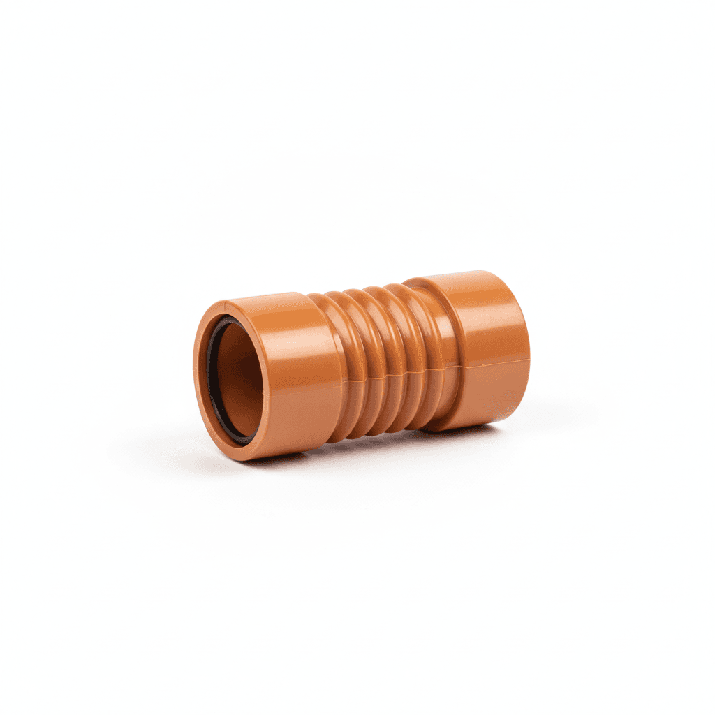FloPlast 110mm Underground 0 90° Double Socket Adjustabl...