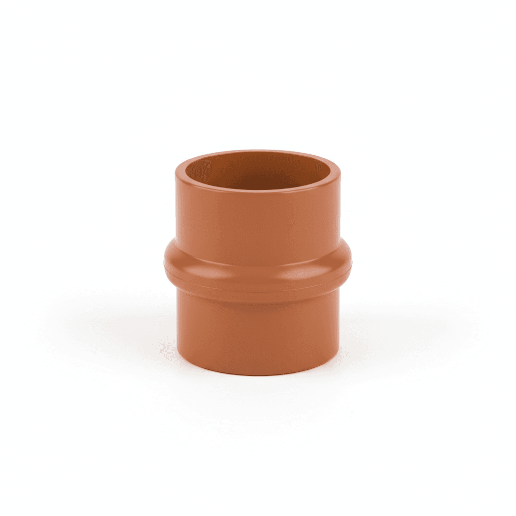 FloPlast 110mm Underground Double Socket Coupler